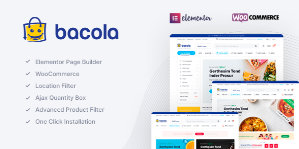 Bacola - Grocery Store and Food eCommerce Theme Review 1 Bacola
